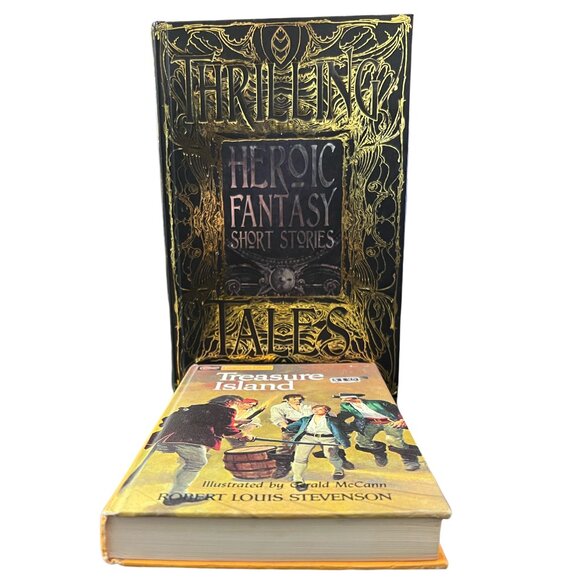Hardcover Books Fantasy Short Stories And Companion Library Treasure Island - Picture 4 of 16